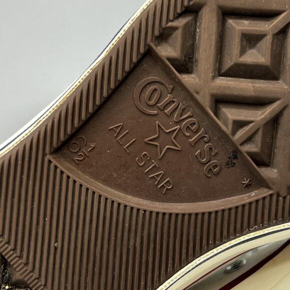 Converse Chuck Taylor 70 HI Mens 6.5 W8.5 Canvas White/Garnet/Egret Casual Shoes - Picture 12 of 14